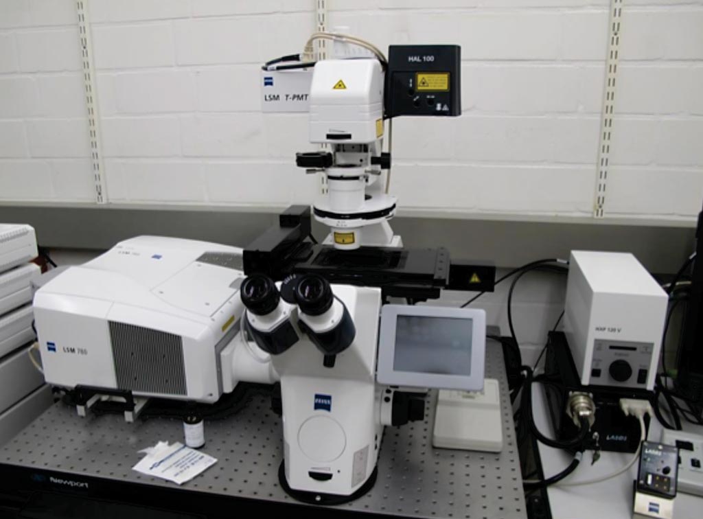 Конфокальный лазерный сканирующий микроскоп LSM 780 (фото любезно предоставлено Zeiss).