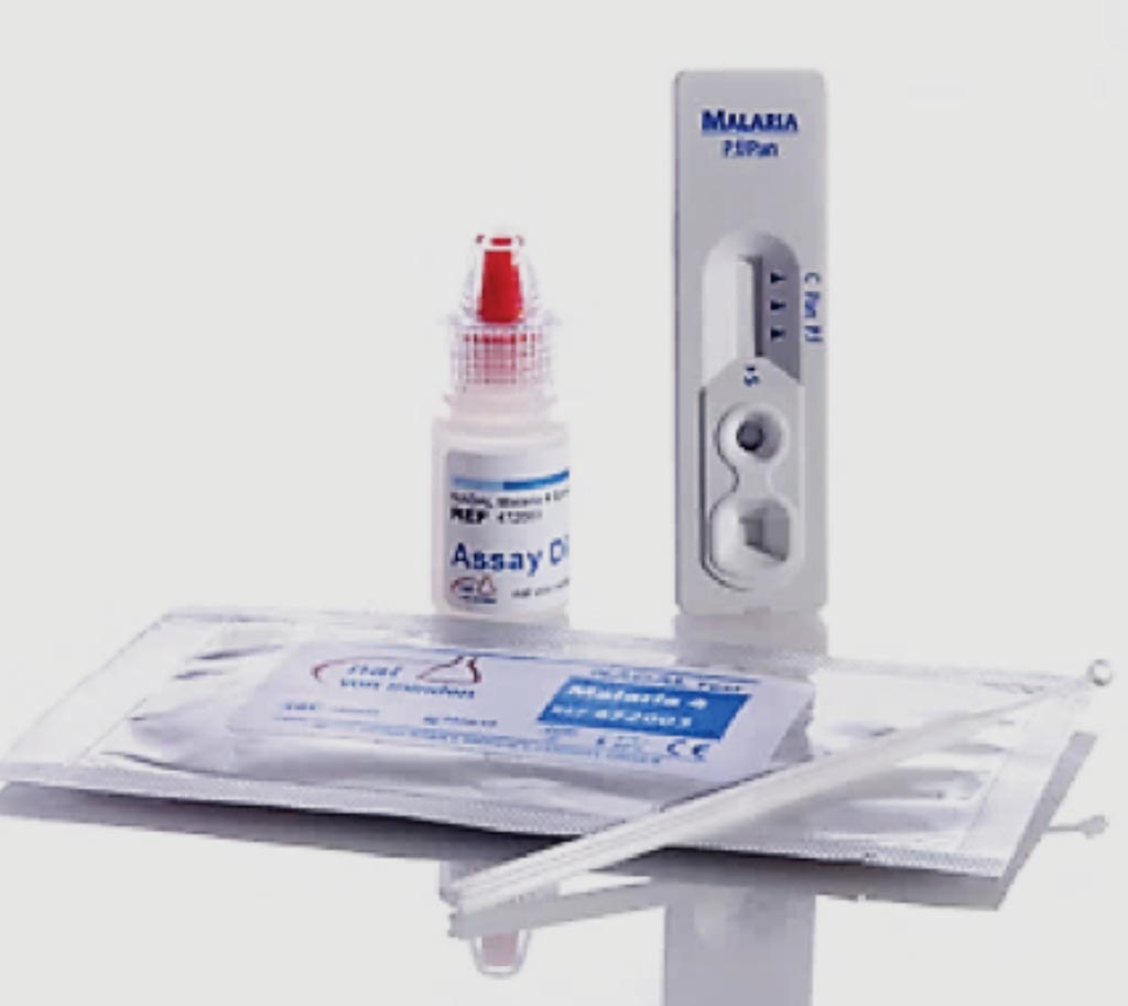 Тест NADAL Malaria 4 (быстрый диагностический тест). Фото любезно предоставлено Налом фон Минденом /Nal von Minden.