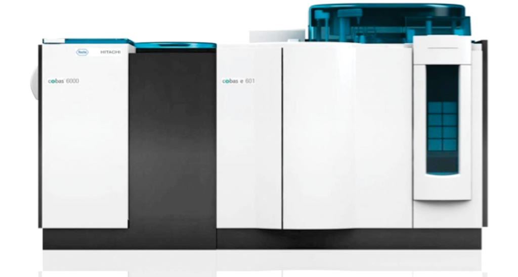 Image: The Cobas 6000 analyzer series for clinical chemistry and immunochemistry assays (Photo courtesy of Roche Diagnostics).