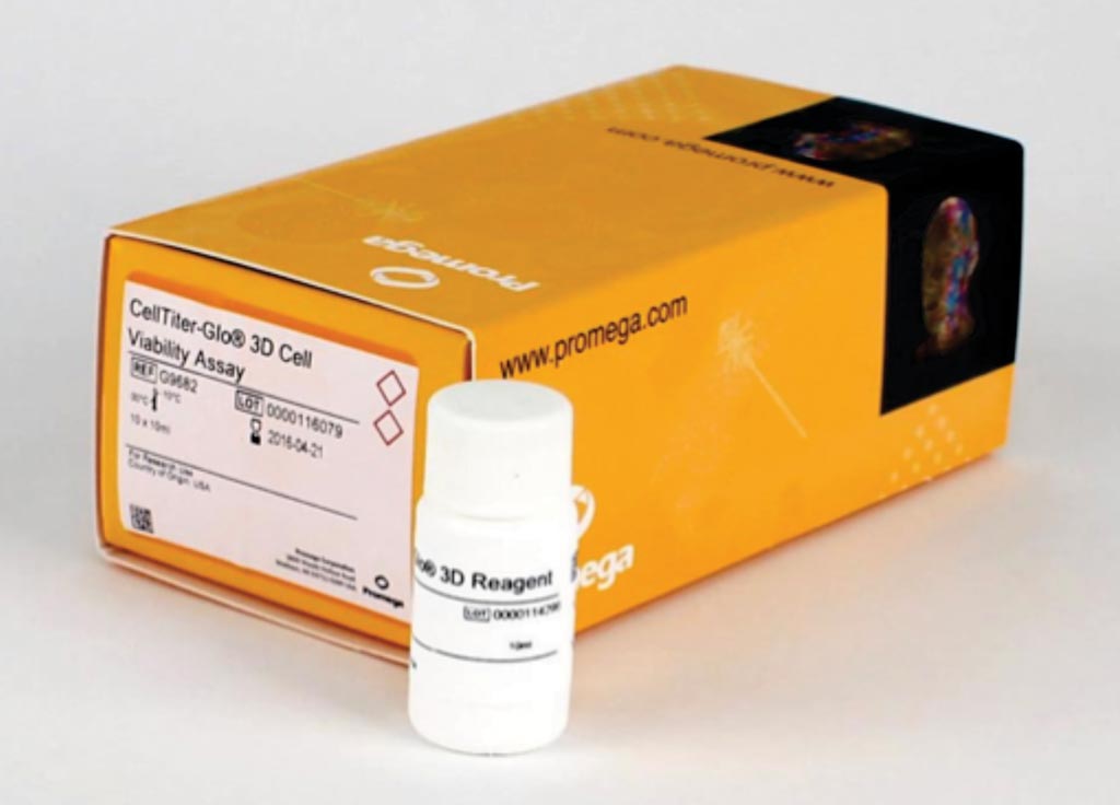 Image: The CellTiter-Glo 3D cell viability assay (Photo courtesy of Promega).