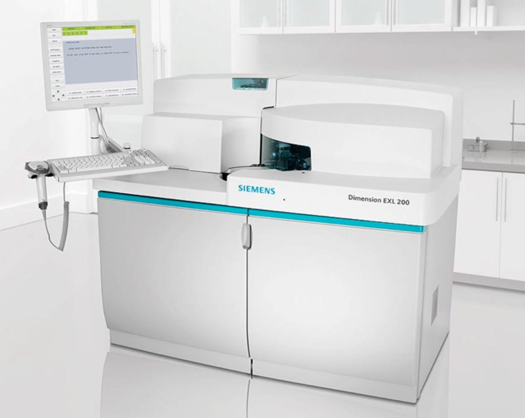 Image: The Dimension EXL 200 integrated chemistry system (Photo courtesy of Siemens Healthcare).