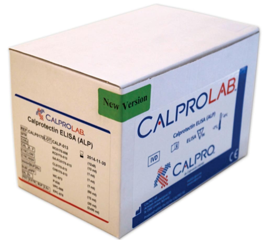 Image: The Calprolab enzyme-linked immunosorbent assay (ELISA ALP) test kit for calprotectin estimation (Photo courtesy of Calpro).