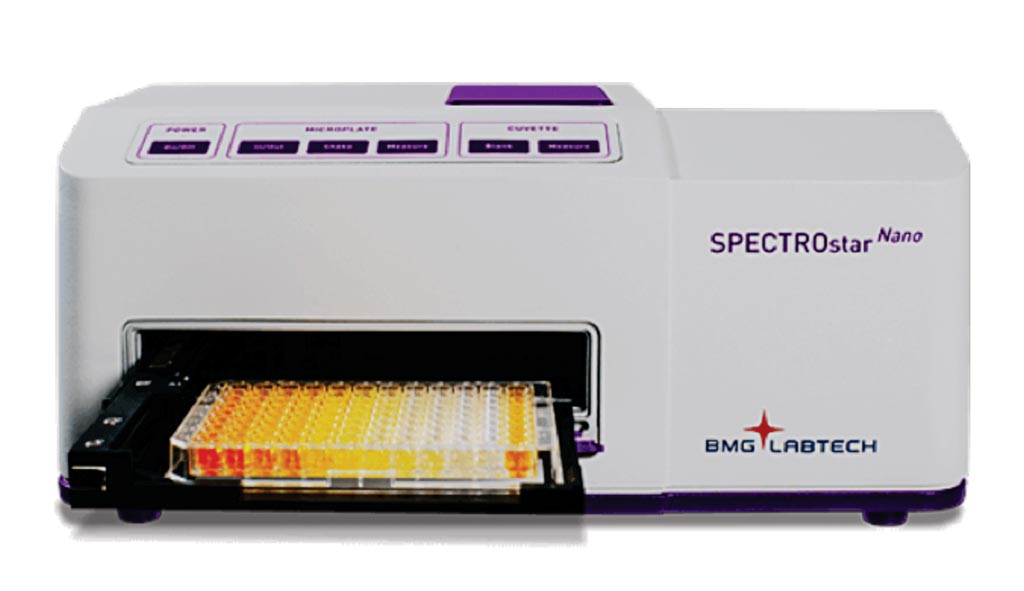 Image: The SPECTROstar Nano Absorbance plate reader with cuvette port (Photo courtesy of BMG Labtech).