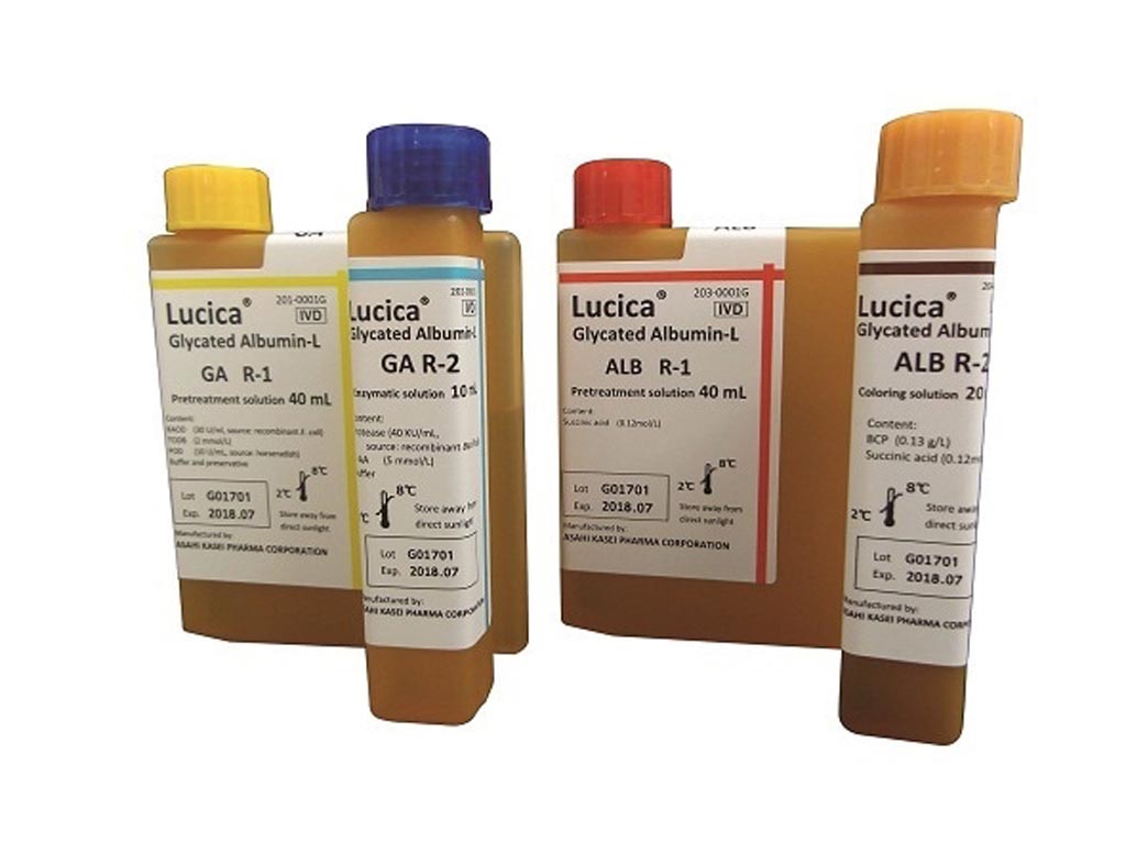 Image: The Lucica Glycated Albumin-L test (Photo courtesy of EKF Diagnostics).