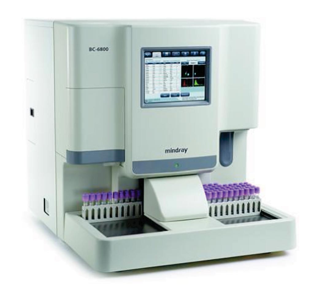 Image: The BC-6800 benchtop automatic hematology analyzer (Photo courtesy of Mindray).
