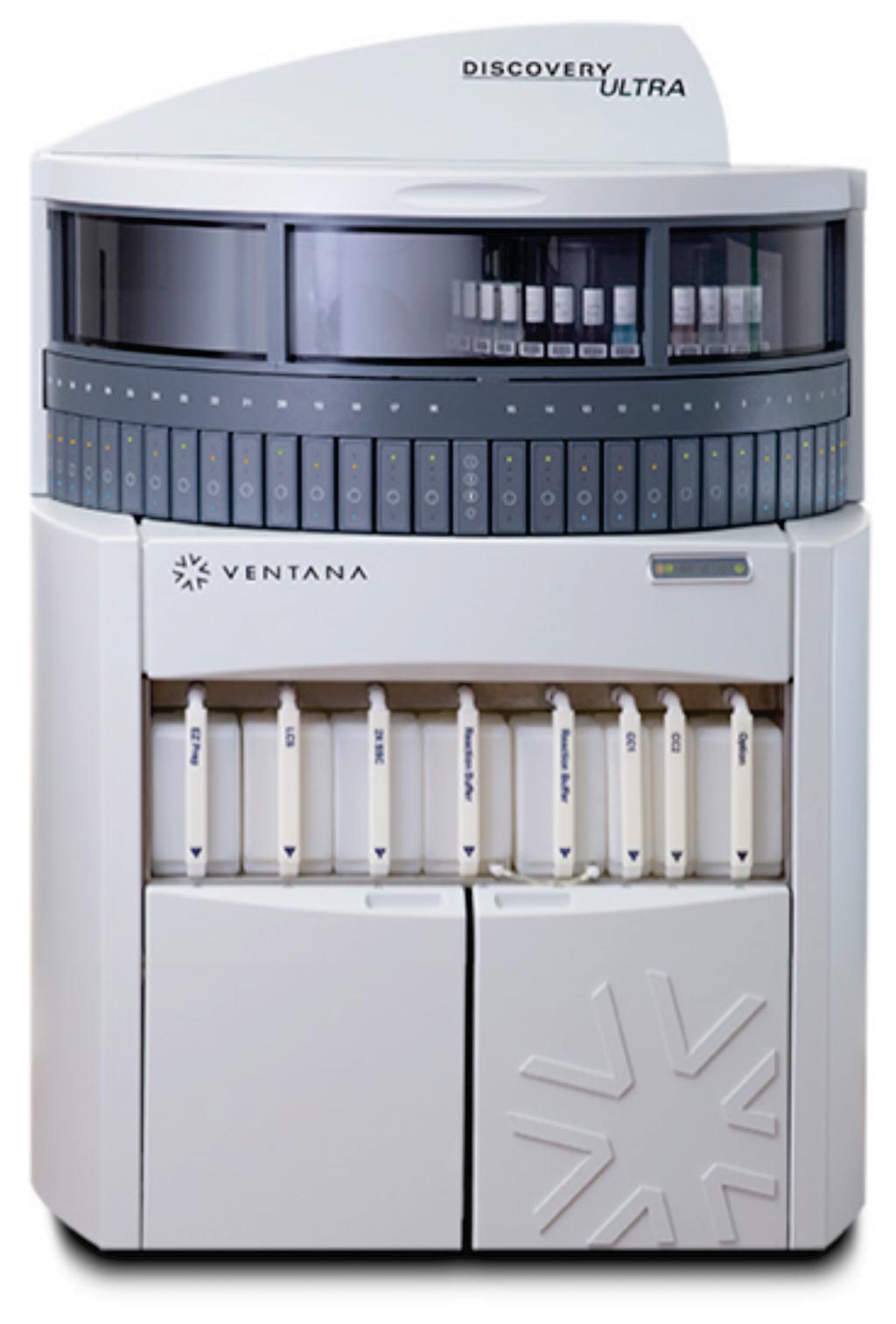 Image: The Ventana Discovery ultra biomarker platform stainer (Photo courtesy of Roche Diagnostics).