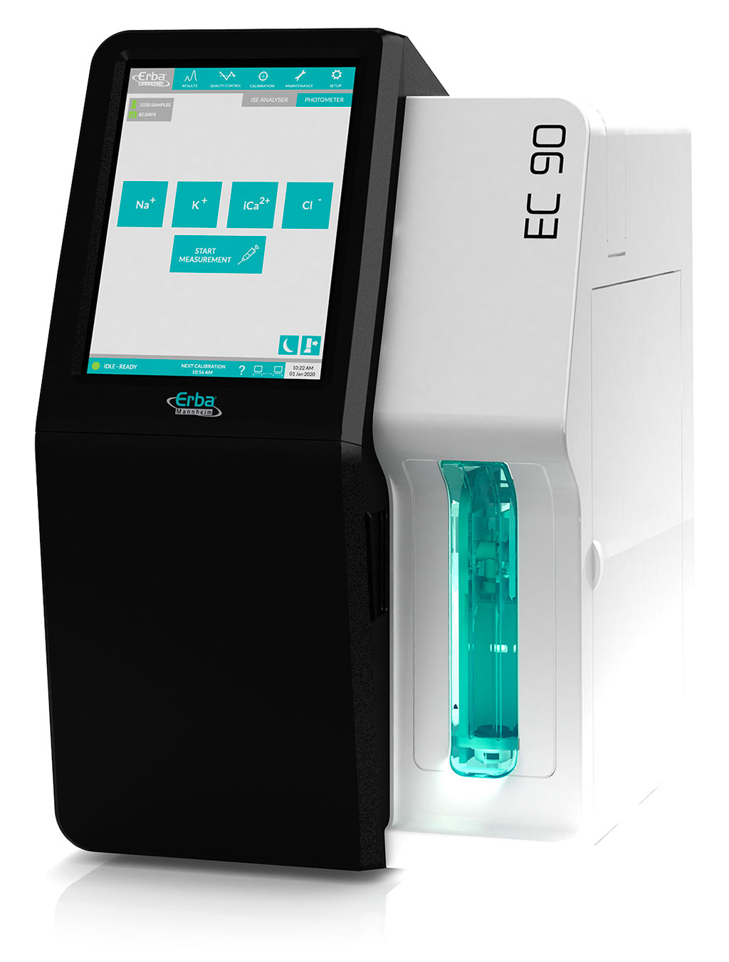 Image: Electrolyte Analyser EC90 (Photo courtesy of Erba Mannheim)