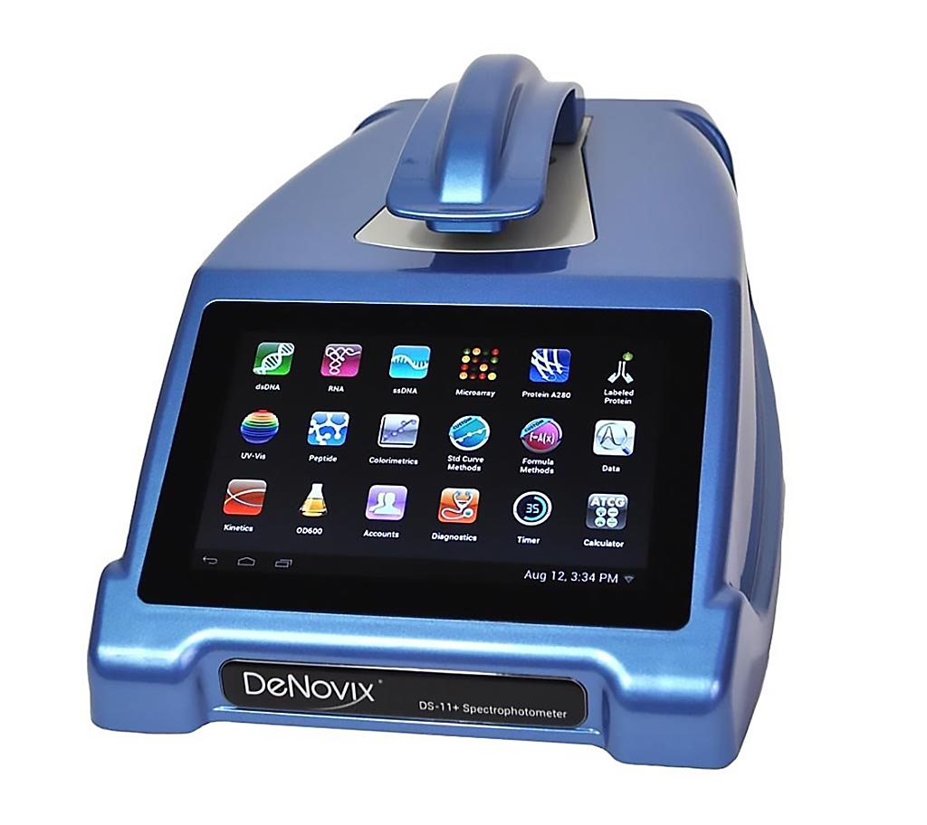 Image: The DS-11 Series of Spectrophotometers are used to perform fast quantification of nucleic acids and proteins (Photo courtesy of DeNovix).