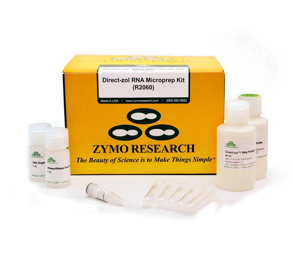 Image: The Direct-zol RNA Miniprep kit is an RNA purification kit that provides a streamlined method for the purification of up to 100 µg (per prep) of high-quality RNA directly from samples in TRI Reagent or similar (Photo courtesy of Zymo Research).
