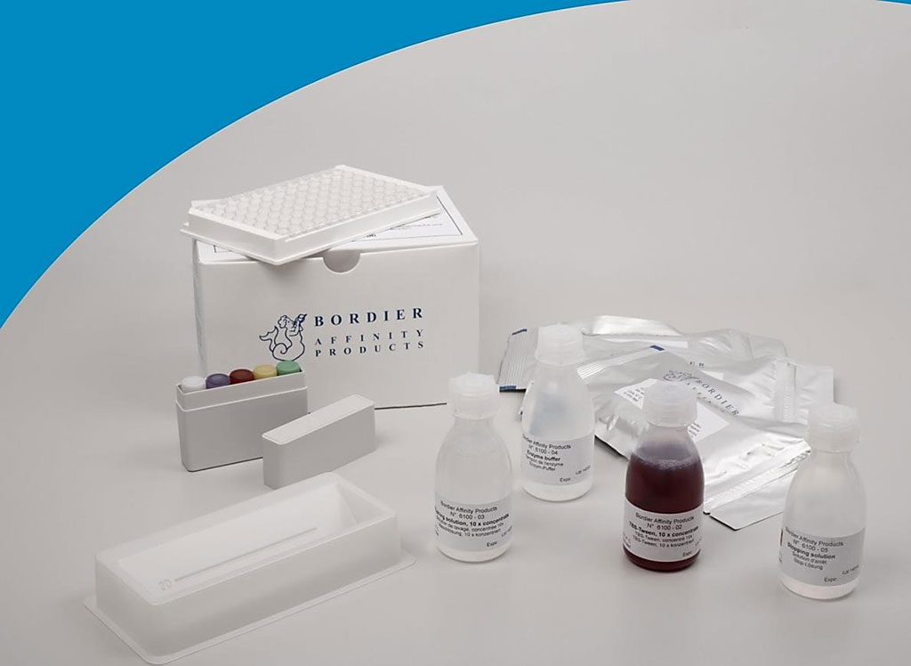 Image: An enzyme-linked immunosorbent assay (ELISA) kit for the diagnosis of visceral leishmaniasis in humans (Photo courtesy of Bordier Affinity Products)