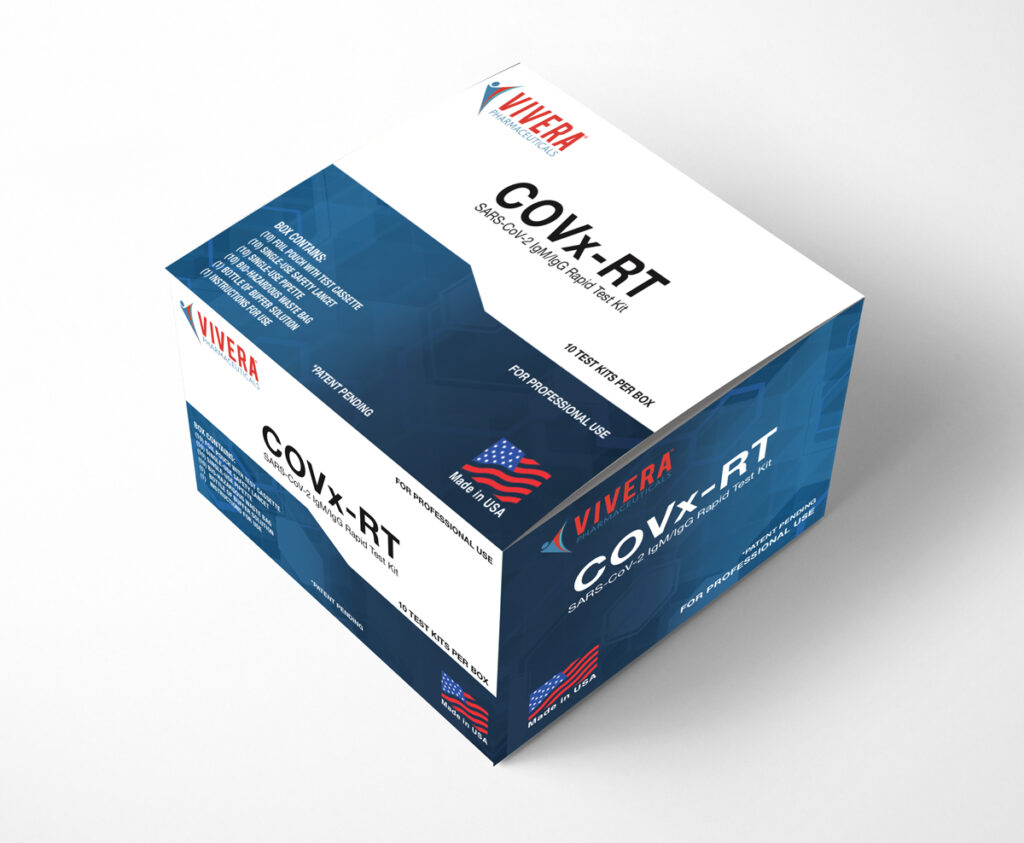 Image: Vivera`s COVx-RT Rapid Test (Photo courtesy of Vivera Pharmaceuticals, Inc.)