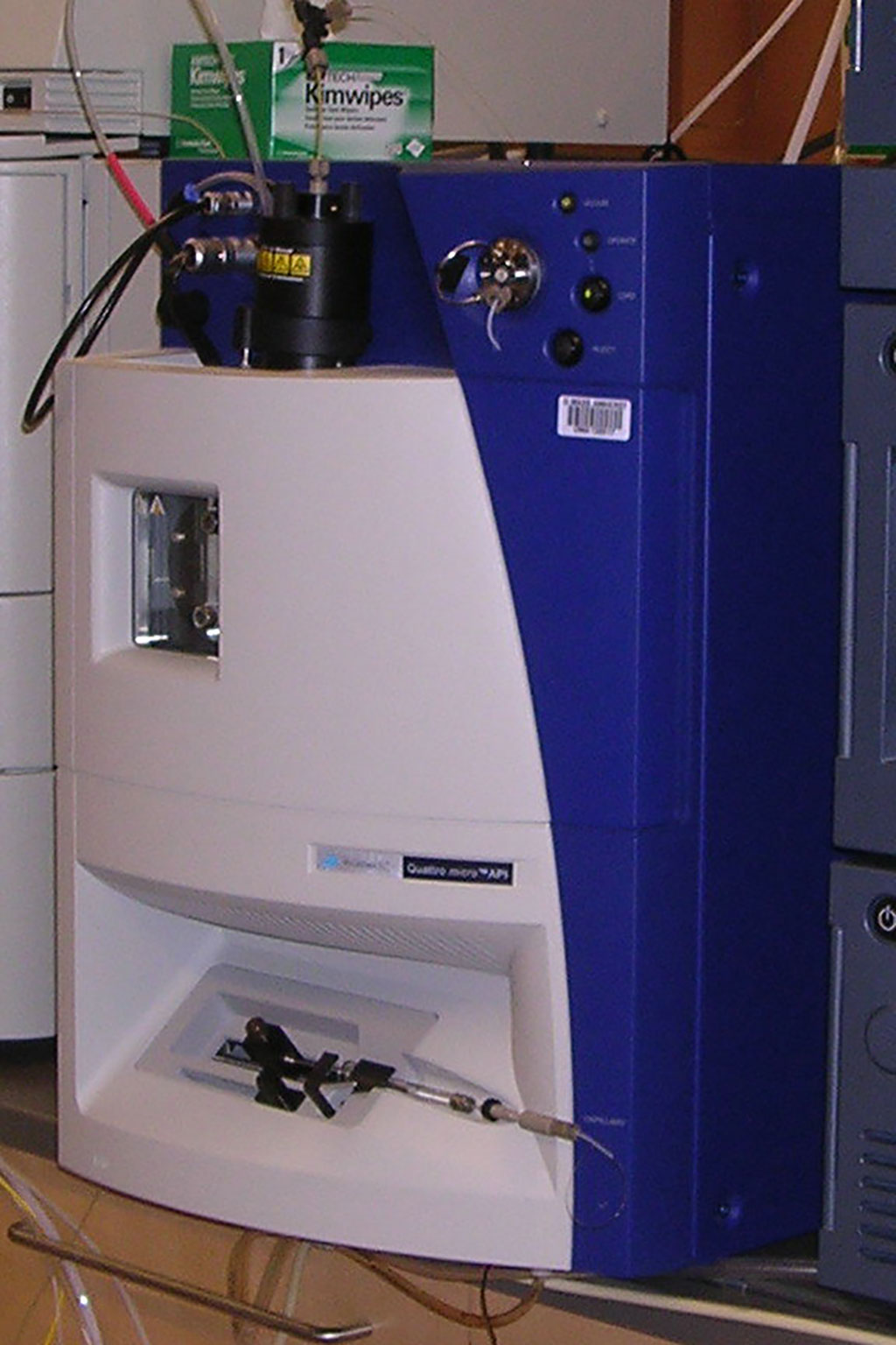 Image: Micro Mass Quattro Premier Mass Spectrometer (Photo courtesy of University of Massachusetts Amherst).
