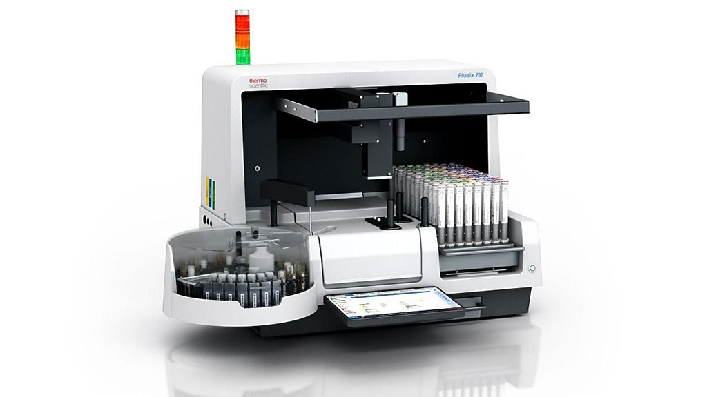 Image: The Phadia 200 instrument is small enough to fit on a benchtop, and yet capable of running the complete menu of more than 700 different ImmunoCAP and EliA tests to aid in the diagnosis of allergy and autoimmune diseases (Photo courtesy of Thermo Fisher Scientific)