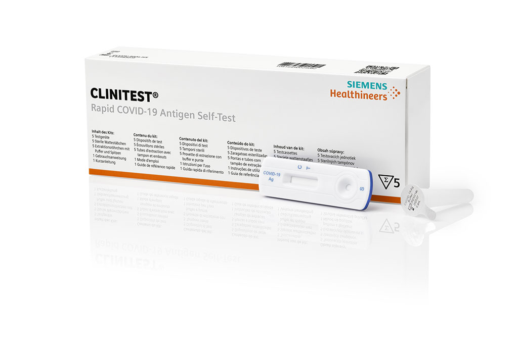 Image: CLINITEST Rapid COVID-19 Antigen Self-Test (Photo courtesy of Siemens Healthineers)