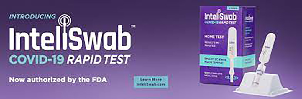 Image: InteliSwab COVID-19 rapid antigen test (Photo courtesy of OraSure Technologies, Inc.)
