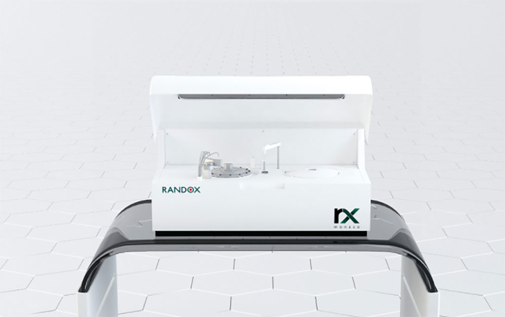 Image: RX monaco Compact Fully Automated Solution (Photo courtesy of Randox Laboratories)