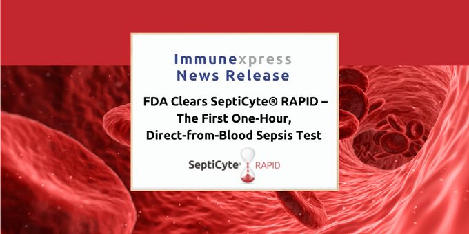 Image: SeptiCyte RAPID test (Photo courtesy of Immunexpress, Inc.)