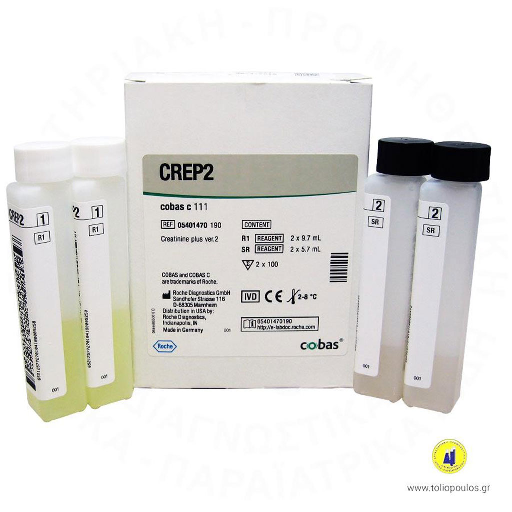 Image: The cobas CREP2 reagent kit: an in vitro test for the quantitative determination of creatinine in serum, human plasma and urine (Photo courtesy of Roche Diagnostics)