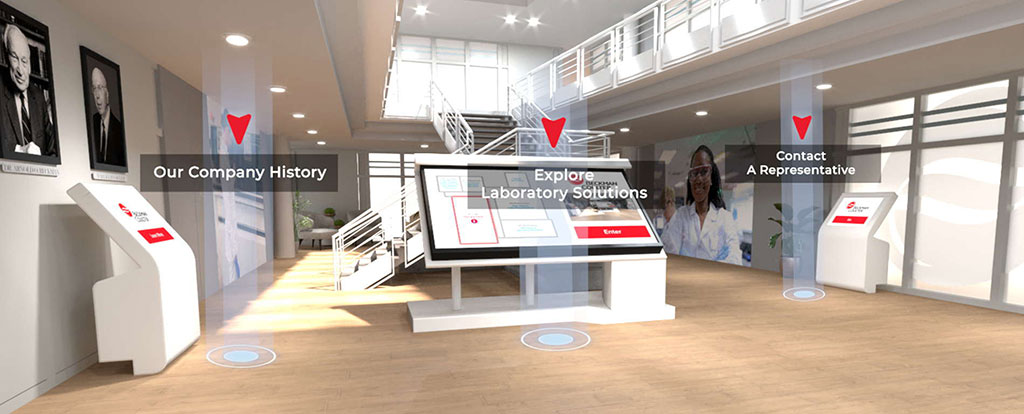 Image: Beckman Coulter\'s immersive 3D virtual product showcase (Photo courtesy of Beckman Coulter)