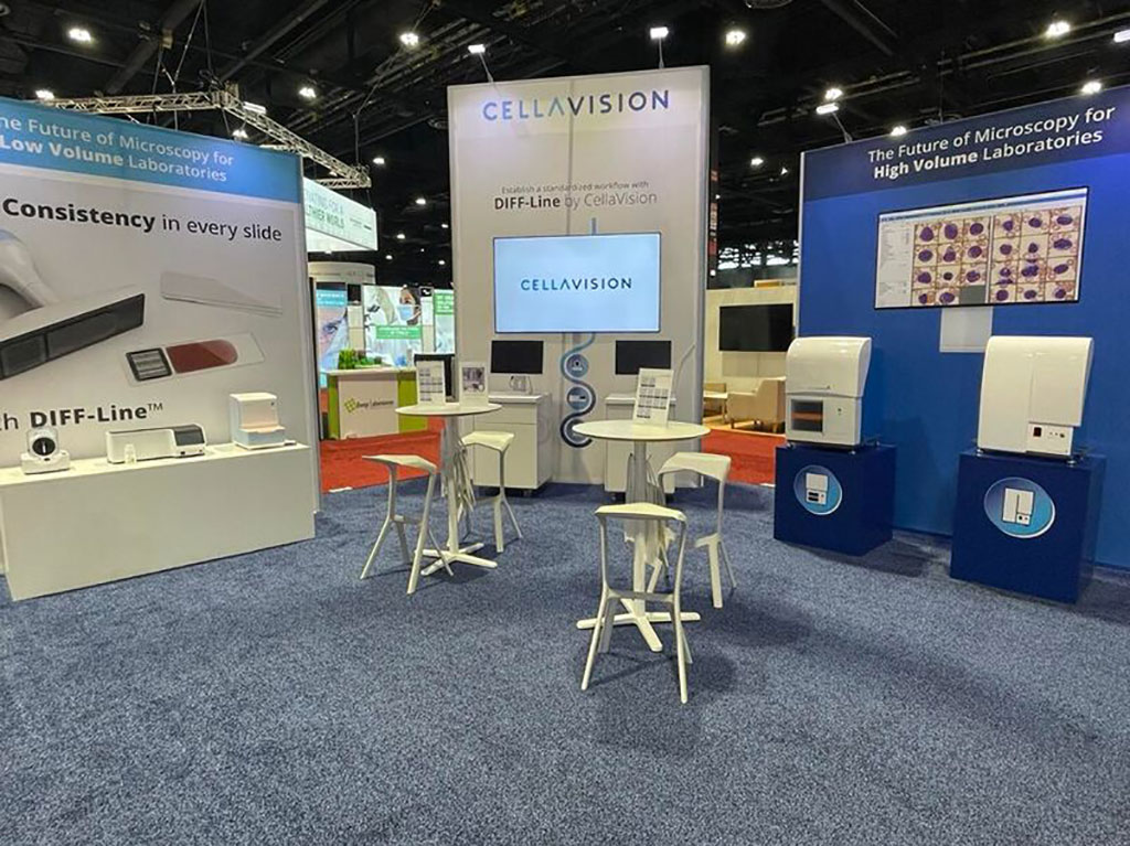 Image: The CellaVision booth at AACC 2022 (Photo courtesy of CellaVision)