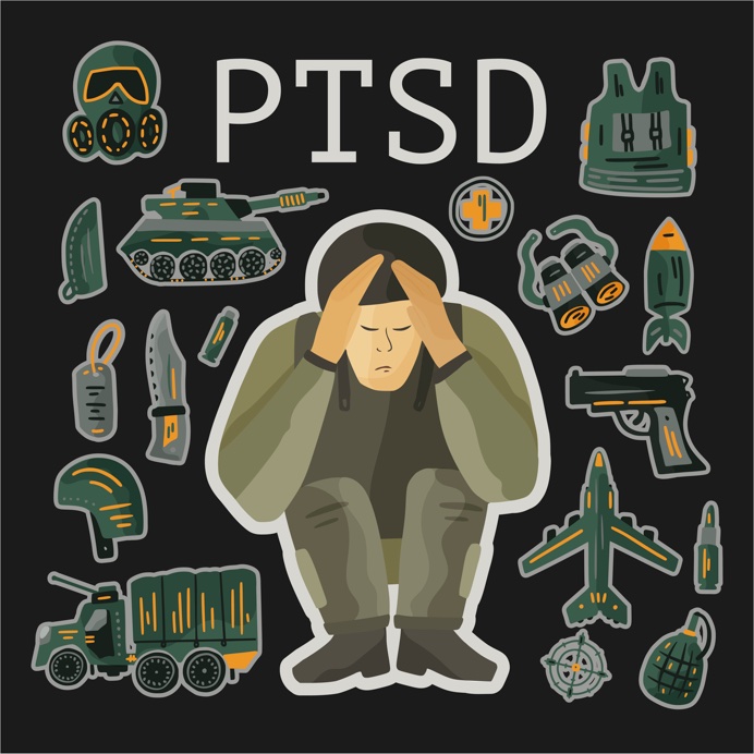 About a third of the PTSD subjects had never been diagnosed with post-trauma. (Credit: www.123rf.com)
