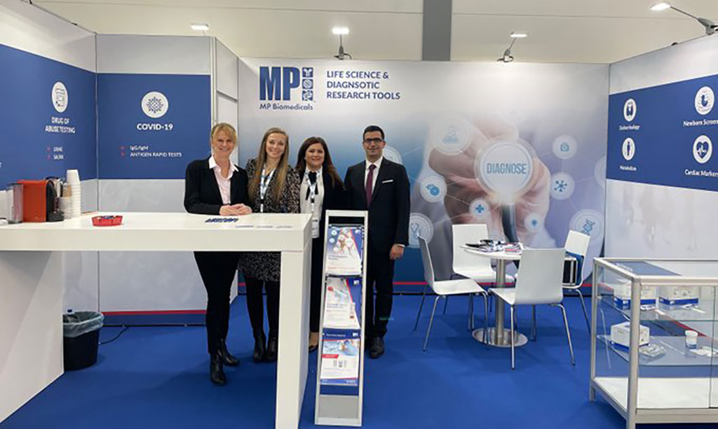 Image: The MP Biomedicals team at MEDICA 2022 (Photo courtesy of MP Biomedicals)