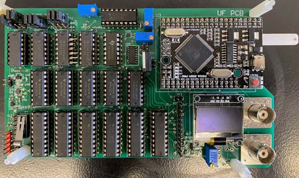 Image: Photo of the group’s circuit board for the biosensor (Photo courtesy of University of Florida)