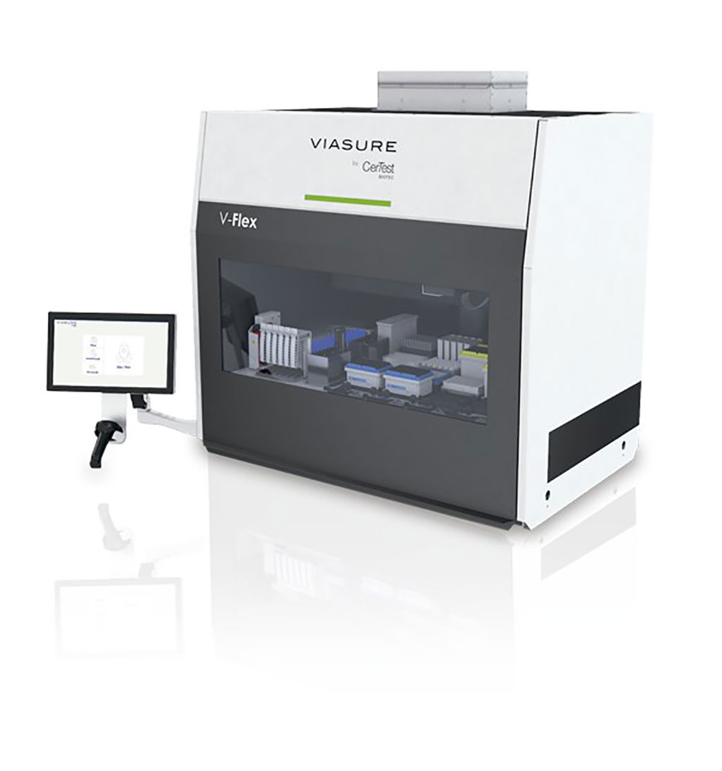 Image: The VIASURE V-FLEX automated solution for molecular biology, nucleic acid extraction and PCR set-up (Photo courtesy of CerTest)