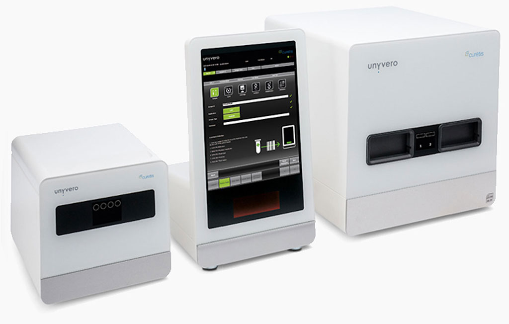Image: The Unyvero A50 System can process two cartridges independently with full random-access capabilities (Photo courtesy of Curetis)