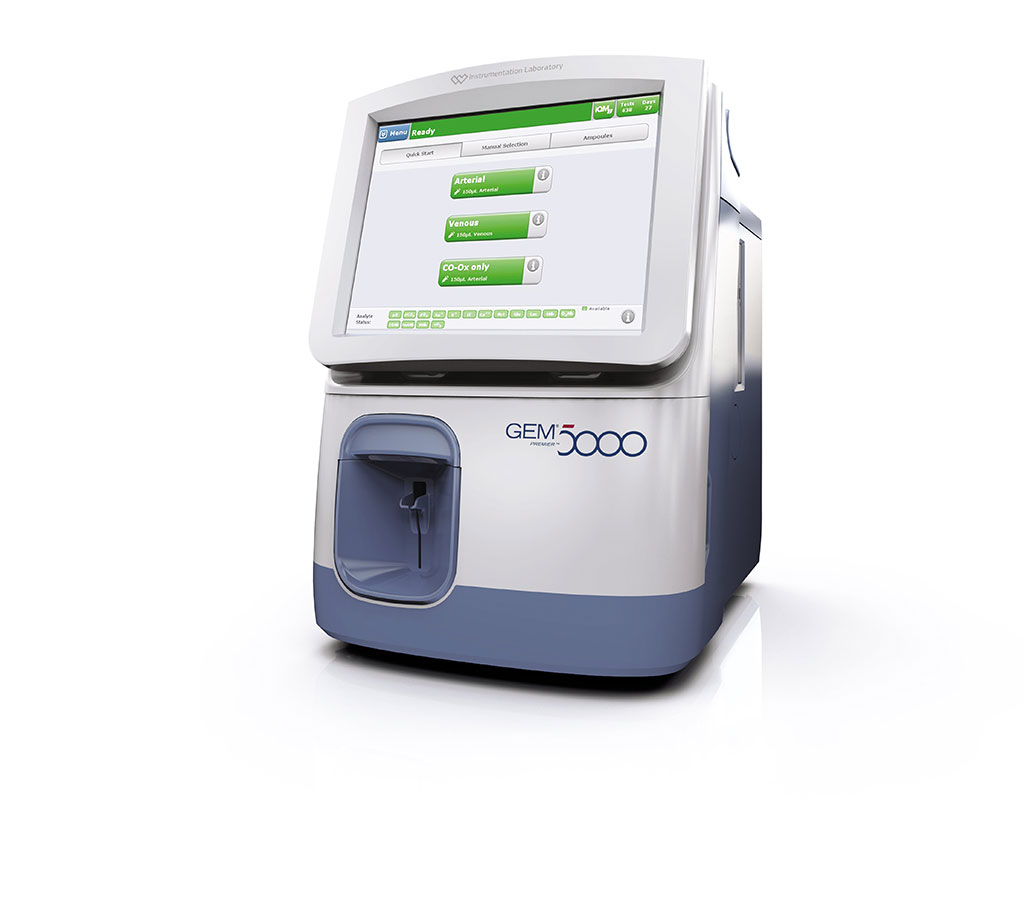 Image: The GEM Premier 5000 whole-blood, blood gas testing system (Photo courtesy of Werfen)