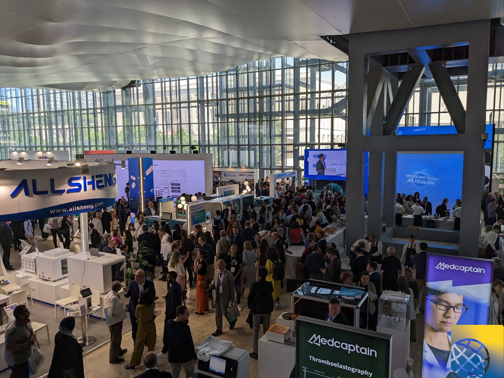 EuroMedLab-WorldLab 2023 saw close to 12,000 attendees with more than 4000 delegates from 114 nations and over 4000 visitors (Photo courtesy of MZ Events)