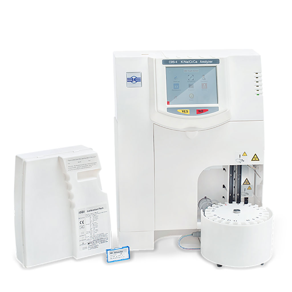 Image: The CBS series direct ISE analyzer measures whole blood or serum samples directly without dilution (Photo courtesy of B&E)