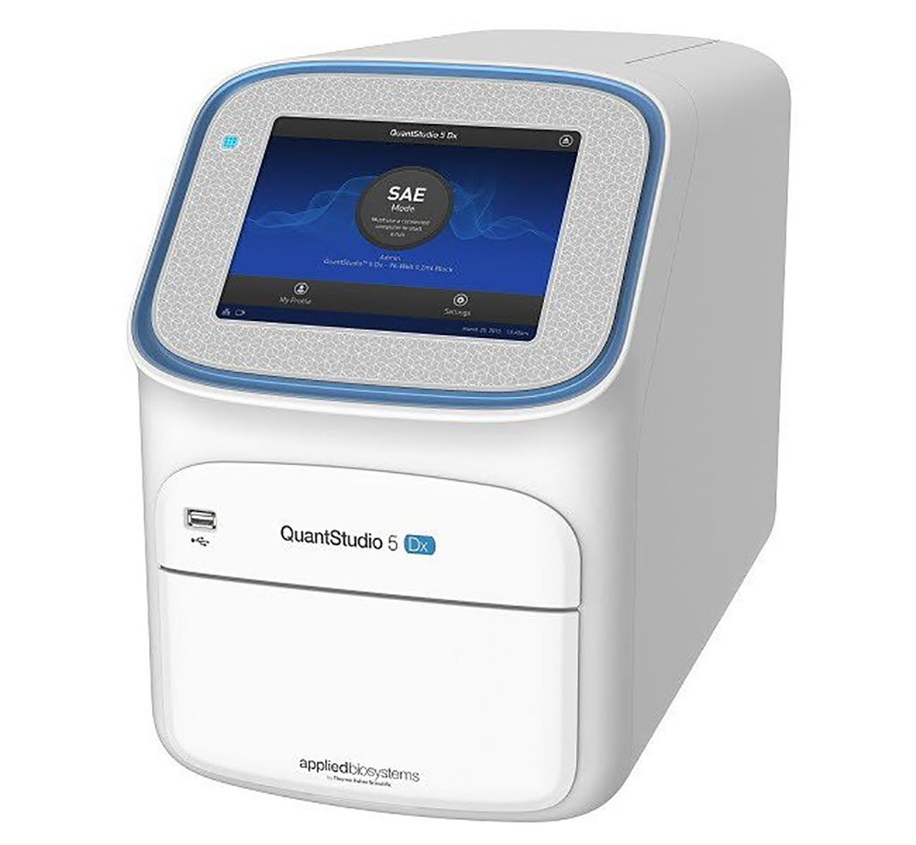 Image: The Applied Biosystems QuantStudio 5 Dx Real-Time PCR System is on display at AACC 2023 (Photo courtesy of Thermo Fisher)