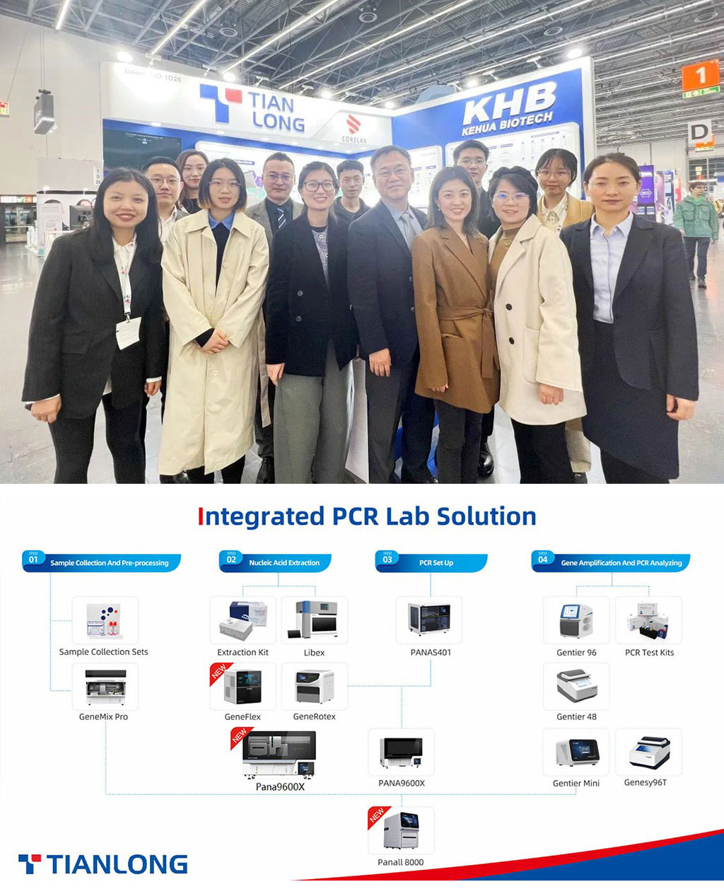 Image: TianLong Science and Technology Co., Ltd. is showcasing its cutting-edge products and innovative molecular diagnostic solutions at MEDICA 2023 (Photo courtesy of TianLong)
