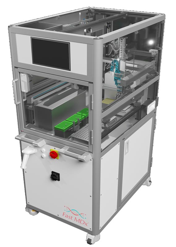 Image: The Fast MDx Platform offers high-throughput point-of-care preparedness (Photo courtesy of Fast MDx)