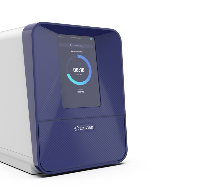 Image: The Truvian diagnostic platform combines clinical chemistry, immunoassay and hematology testing in a single run (Photo courtesy of Truvian Health)