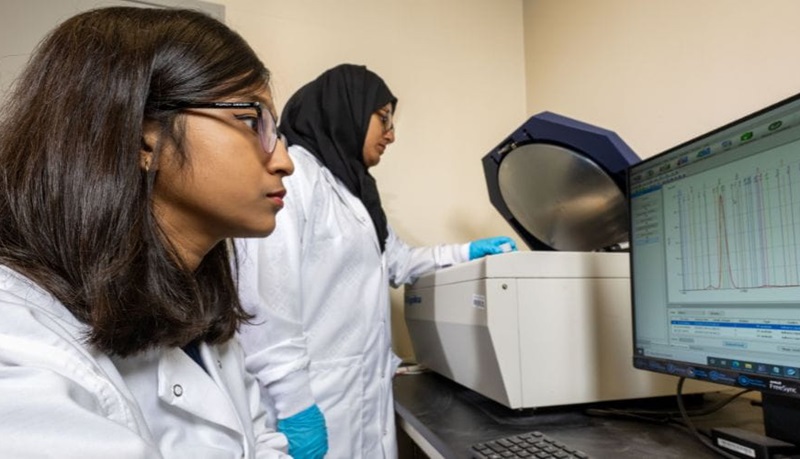 Image: Studying the RNA within urine can reveal early signs of cancer and other diseases (Photo courtesy of UT Arlington)