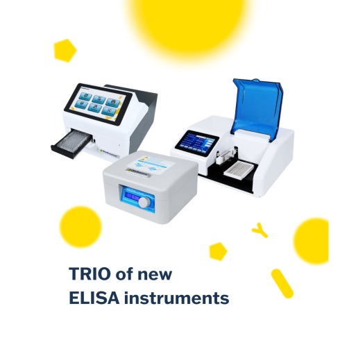 Image: DiaSource is highlighting the new version of its ELISA reader, washer and shaker at this year’s MEDICA (Photo courtesy of DiaSource)