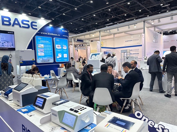 Image: The BIOBASE booth at Medlab Middle East 2025 (Photo courtesy of BIOBASE)