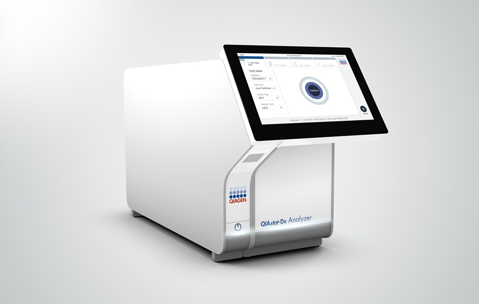 Image: The QIAstat-Dx Gastrointestinal Panel 2 Mini B runs on the QIAstat-Dx system (Photo courtesy of QIAGEN)