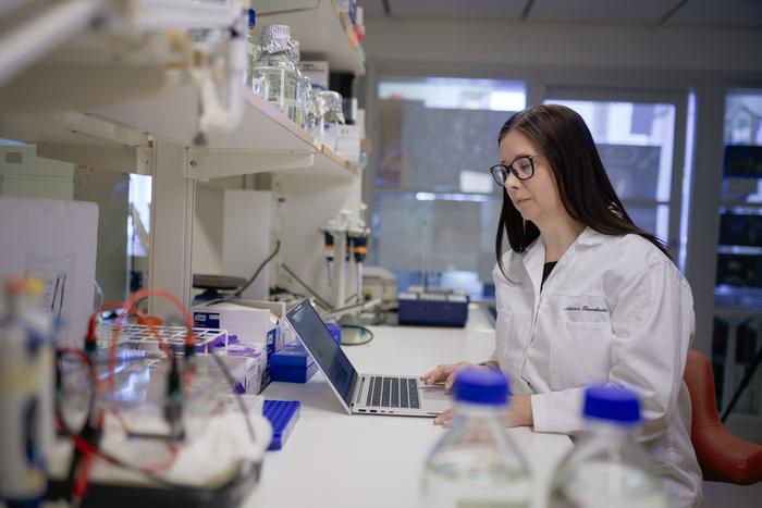 Image: Professor Sofie Degerman led the study analyzing DNA methylation patterns in leukemia cells (Photo courtesy of Mattias Pettersson)