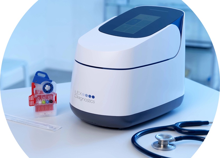 Image: The LEX system brings together high speed and high sensitivity in a PCR molecular system to redefine POC diagnostics (Photo courtesy of LEX Diagnostics)