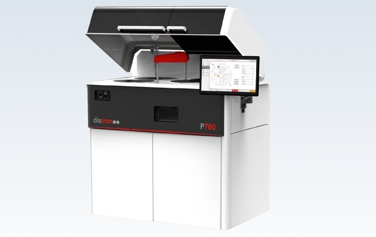 Image: The P780 clinical chemistry analyzer (Photo courtesy of Stratec)