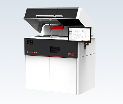 Image: The P780 clinical chemistry analyzer is on display at ADLM 2025 (Photo courtesy of Diatron)