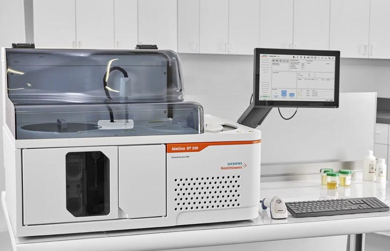 Image: The new Atellica DT 250 drug testing analyzer will debut at ADLM 2025 (Photo courtesy of Siemens Healthineers)