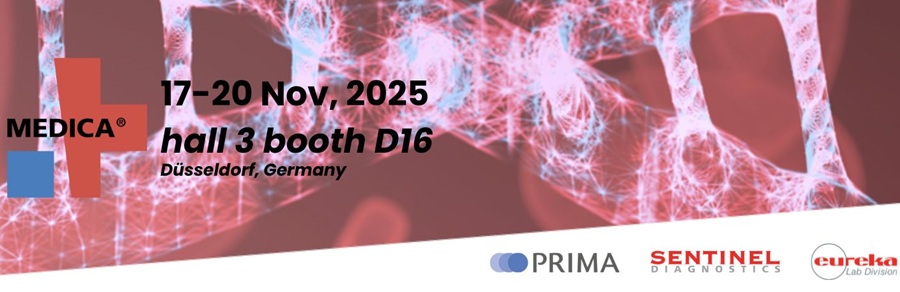 Image: the Sentinel Group, comprising Sentinel Diagnostics, Eureka Lab Division, and PRIMA Lab, is taking part in MEDICA 2025 (Photo courtesy of Sentinel Diagnostics)