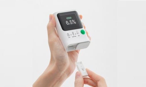 Image: At MEDICA 2025, Orange Biomed is displaying novel microfluidic A1C test that is transforming diabetes care (Photo courtesy of Orange Biomed) Image: At MEDICA 2025, Orange Biomed is displaying novel microfluidic A1C test that is transforming diabetes care (Photo courtesy of Orange Biomed)