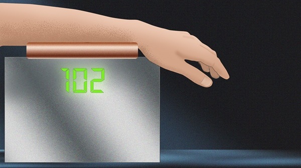 Image: The Raman spectroscopy–based system measures blood glucose levels through the skin (Photo courtesy of MIT)