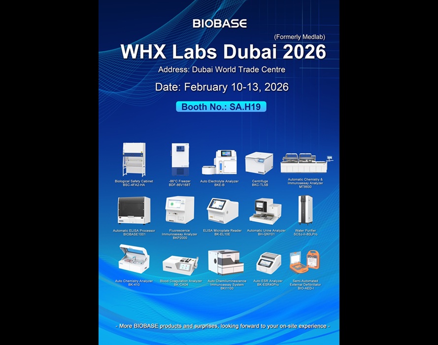 Image: Featured at BIOBASE\'s booth are biological safety cabinets, ultra-low temperature freezers and centrifuges, as well more than 10 types of in vitro diagnostic products (Photo courtesy of BIOBASE)