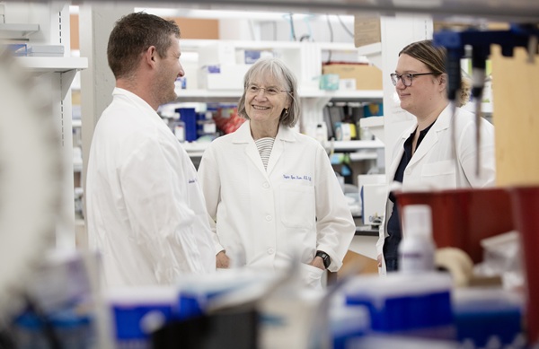 Image: The research team, led by Virginia Byers Kraus, MD, PhD, of Duke Health, identified a blood-based piRNA signature predictive of two-year survival in older adults (Photo courtesy of Shawn Rocco)